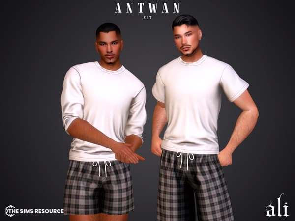 Скриншот мода Сет одежды для сна Antwan set